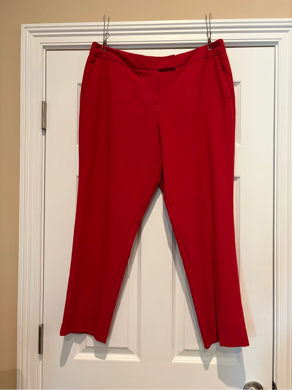 Worthington Red Slim Dress Pants